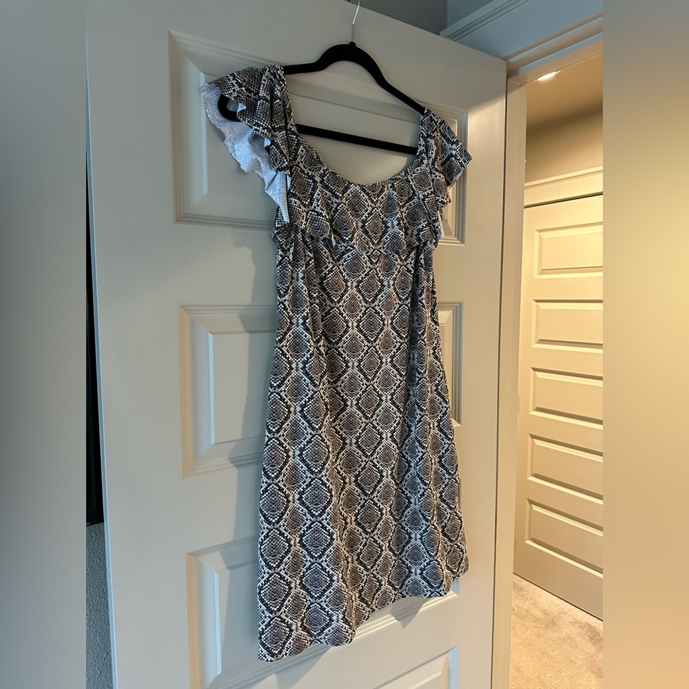 Tommy Bahama Desert Python Ruffle Spa Dress - Picture 3 of 6